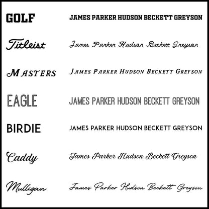 Personalized Golf Ball Name Sign | Custom Golf Nursery Decor