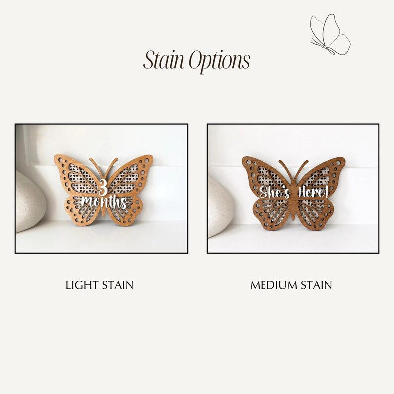 Butterfly Monthly Milestone Set