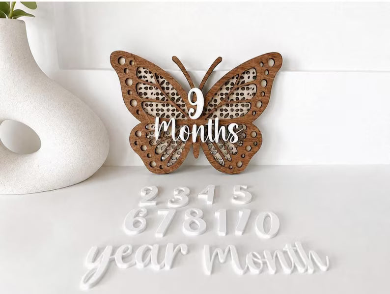 Butterfly Monthly Milestone Set