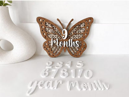 Butterfly Monthly Milestone Set