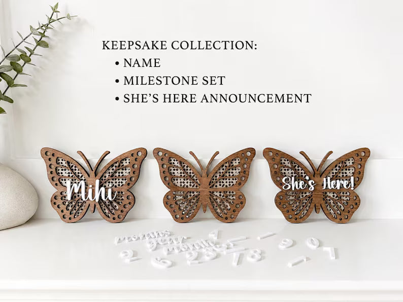 Butterfly Monthly Milestone Set